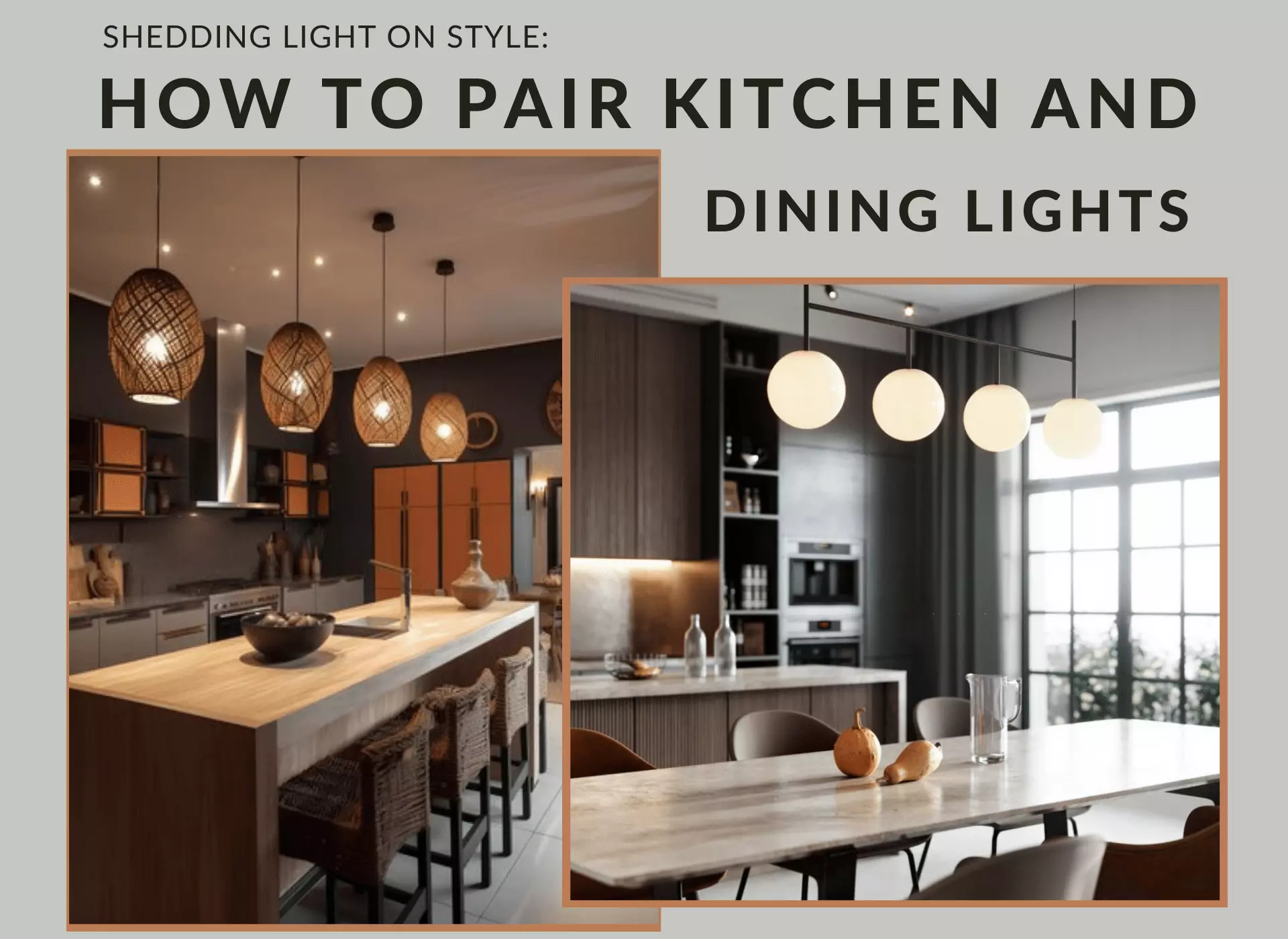 How to Pair Kitchen and Dining
