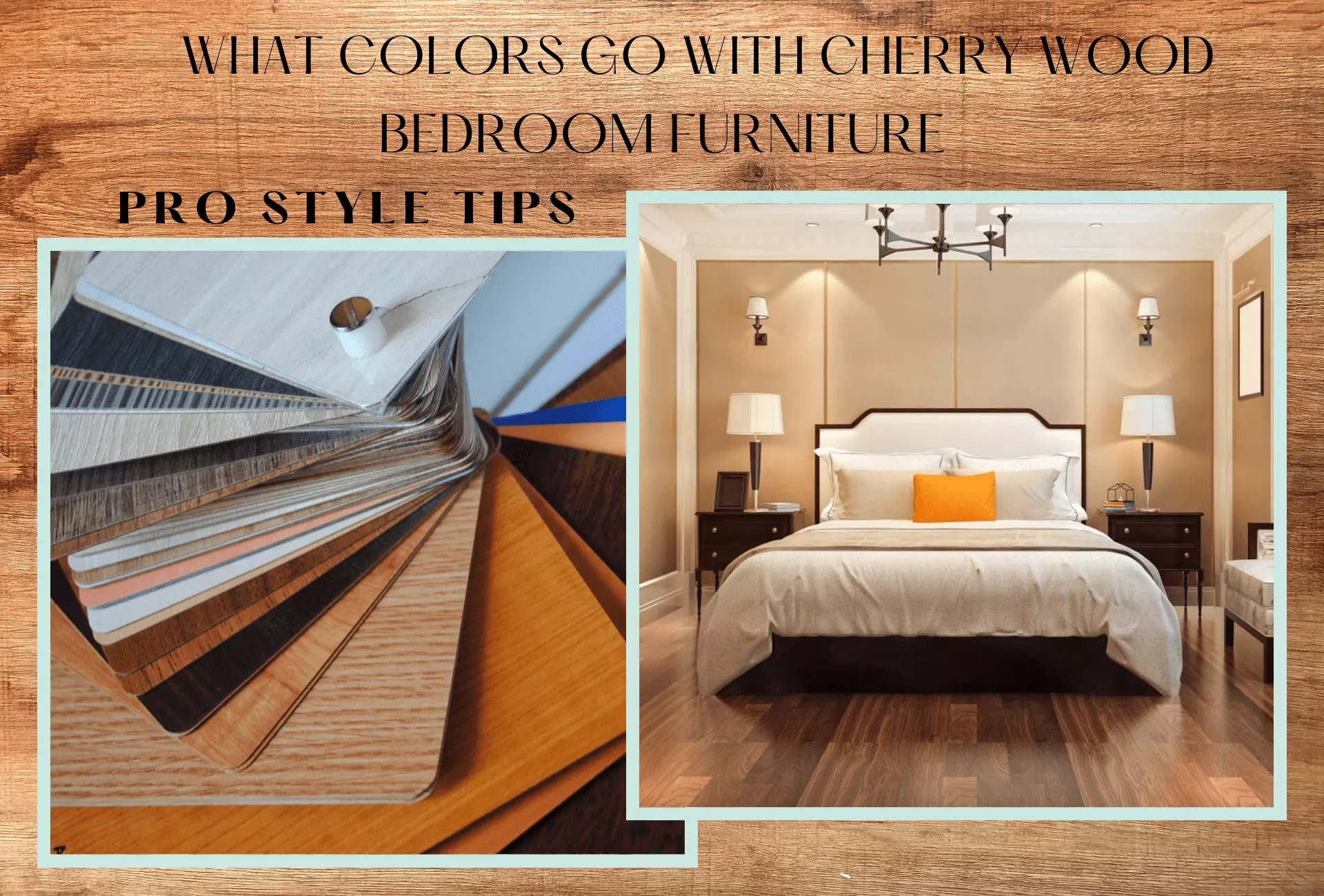 What Colors go with Cherry Wood Bedroom Furniture