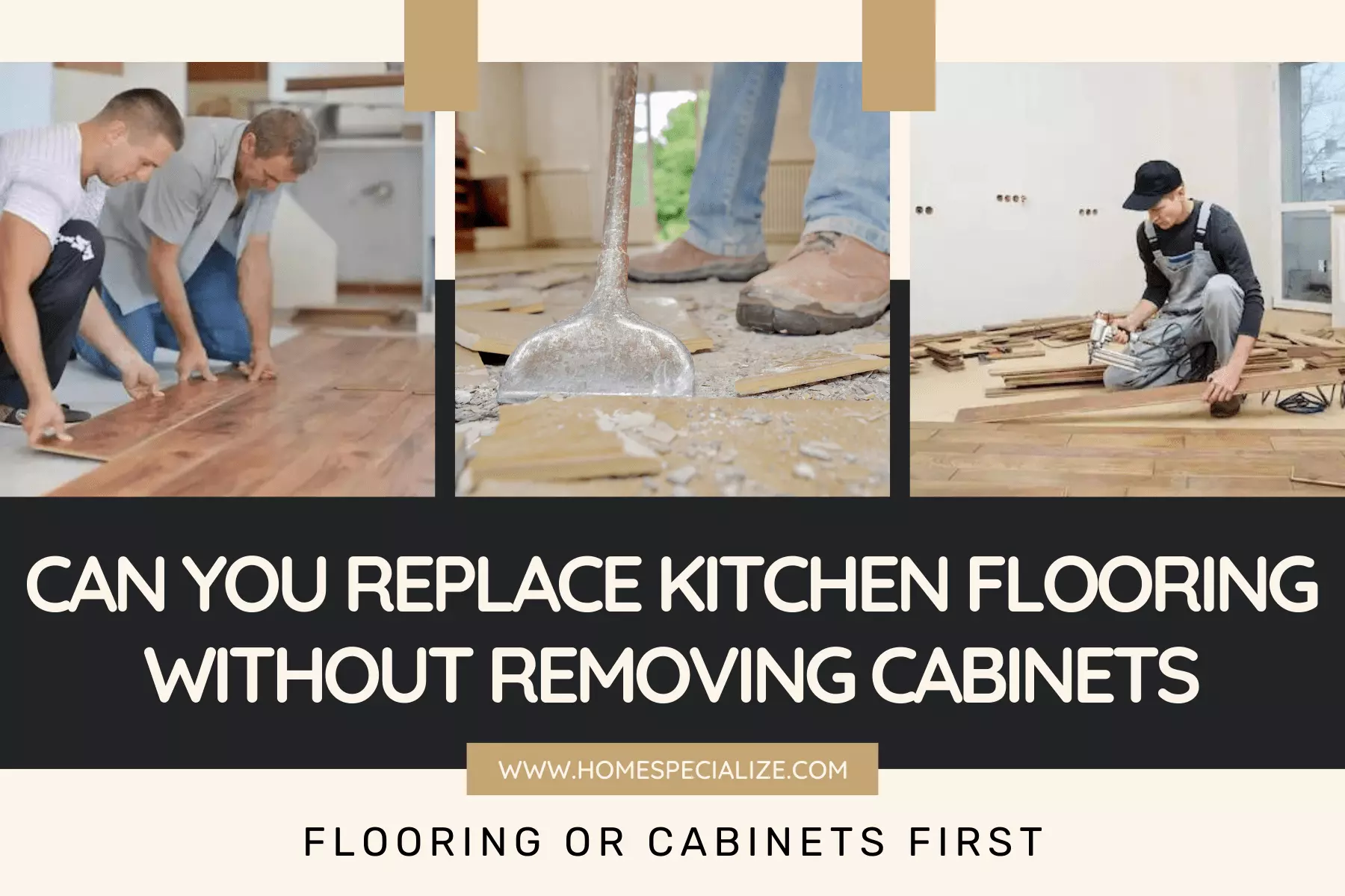 Can You Replace Kitchen Flooring Without Removing Cabinets