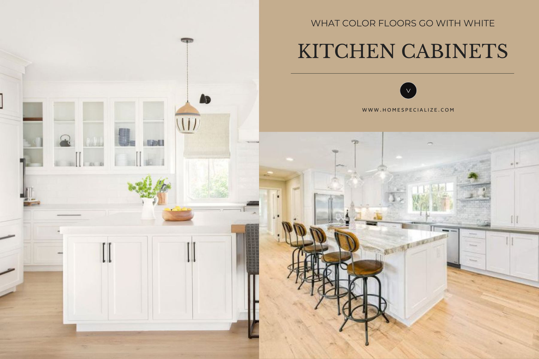 What Color Floors Go With White Kitchen Cabinets? Perfect Pairing!