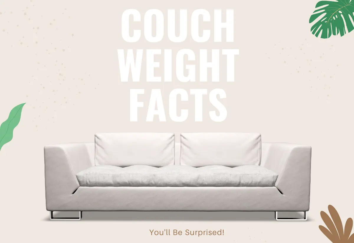 how much does a couch weigh