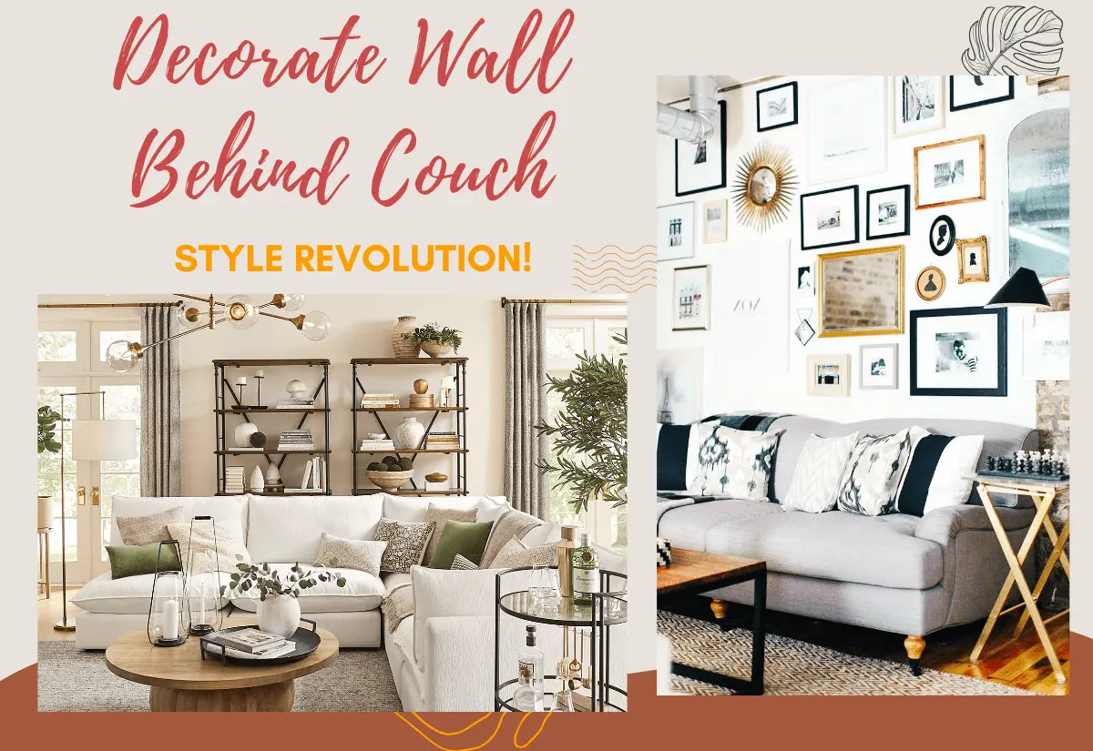 how to decorate wall behind couch