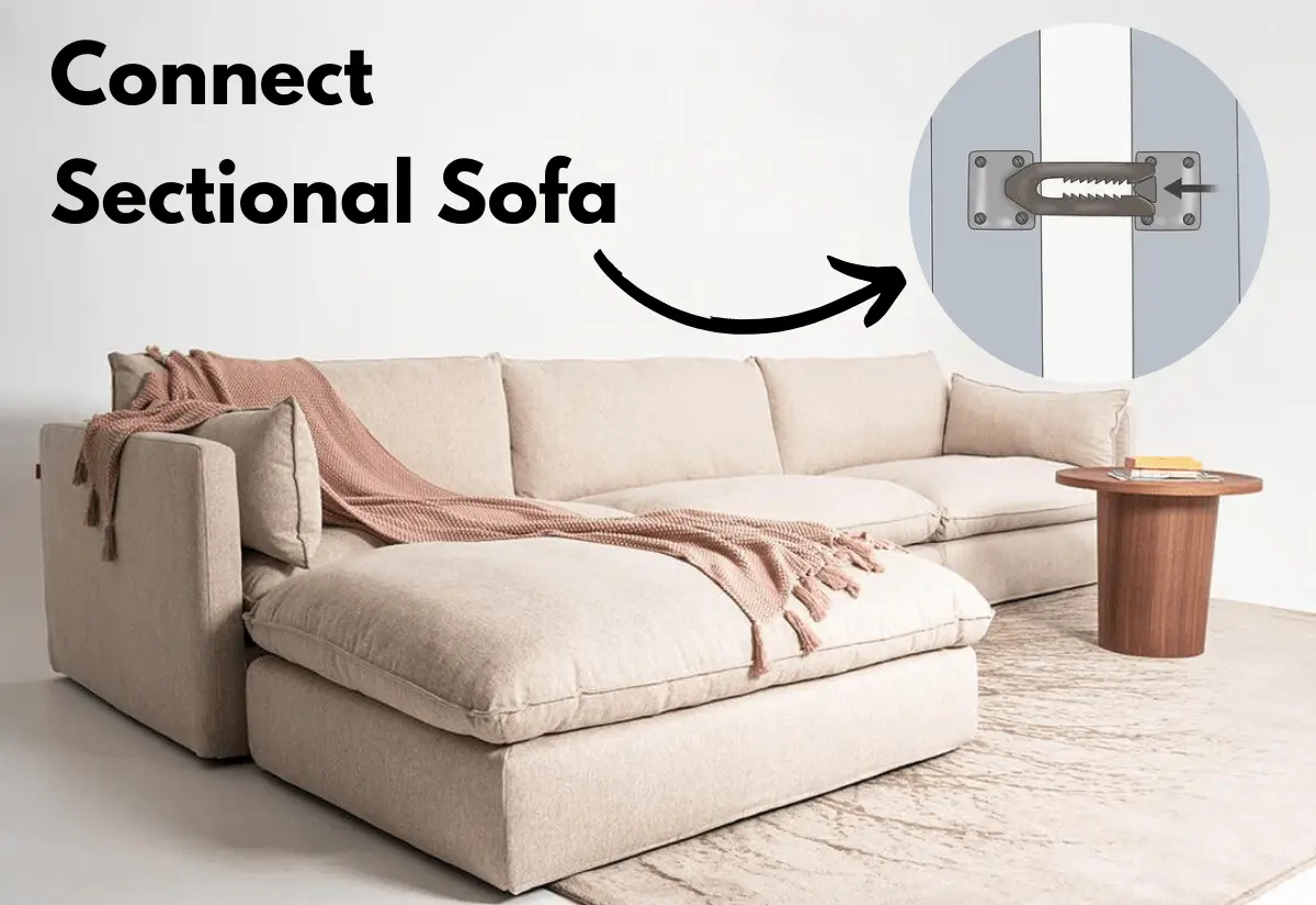 how to connect sectional sofa