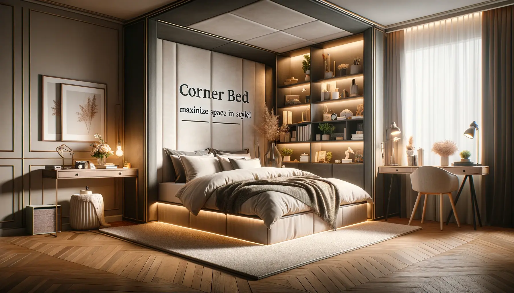 Corner Bed [Maximize Space in Style!]