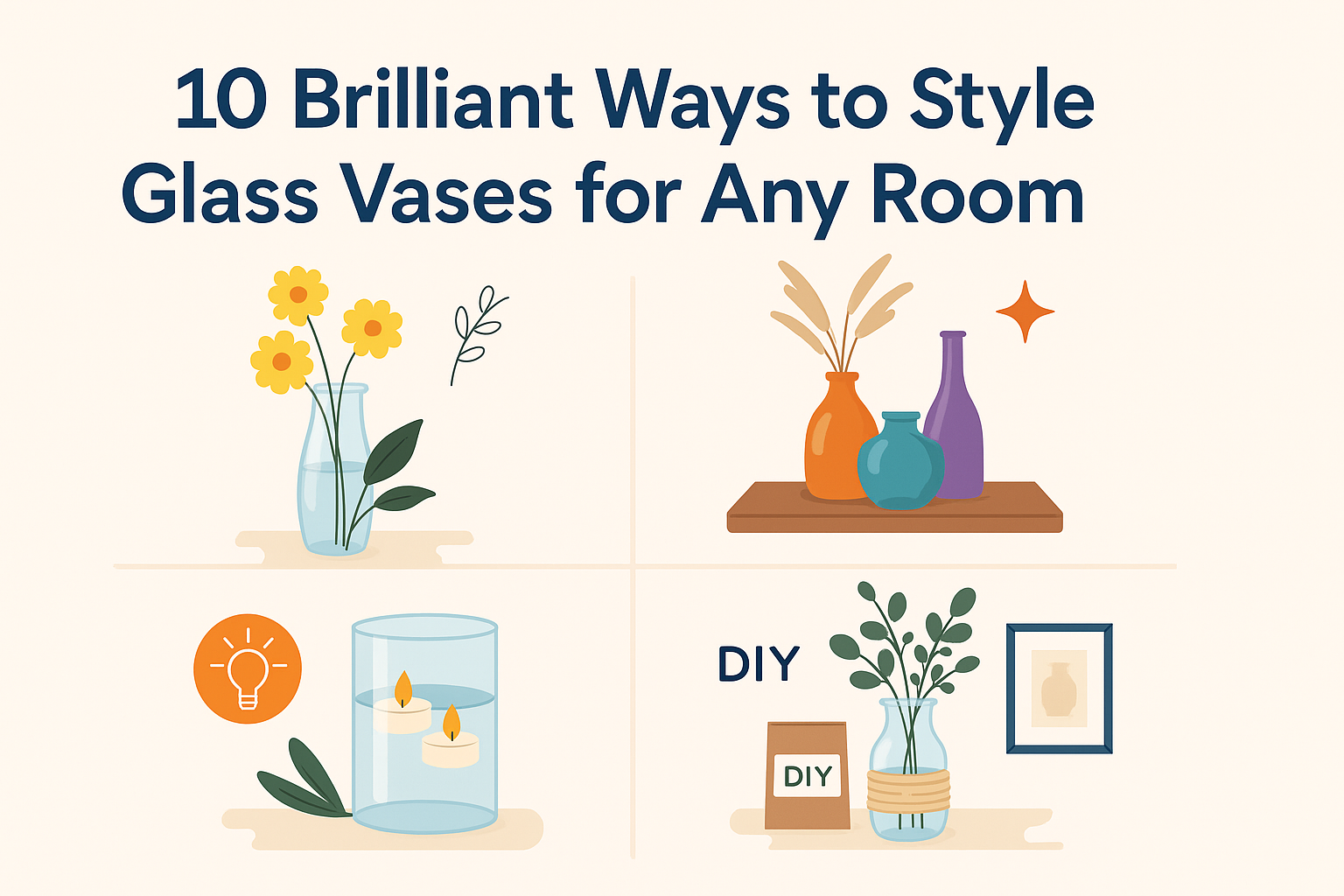 glass vases